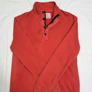 AE Orange Quarter Zip Sweater. Size M.